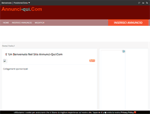 Tablet Screenshot of annunci-qui.com